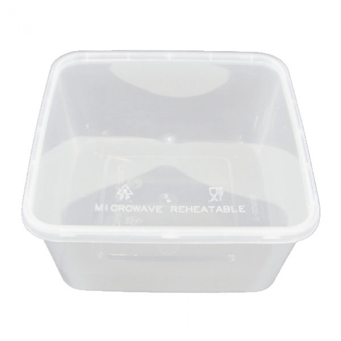 TSQ 5 Square Container with Lid (2000ml) 90PCS